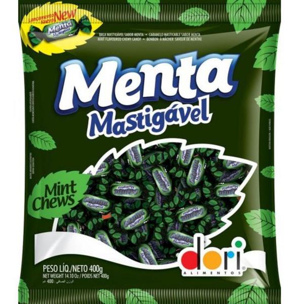 Imagem de Bala Mastigável Sabor Menta Refrescante - Dori - 400g