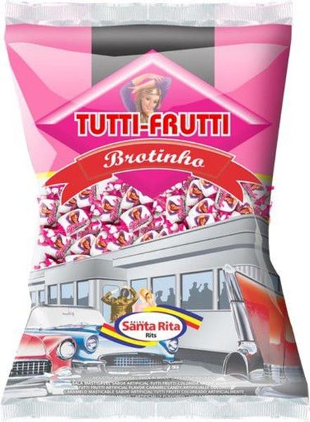 Imagem de Bala Mastigável Tutti-Frutti Brotinho 600g -  Santa Rita