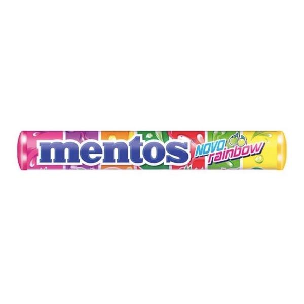 Bala Mentos Rainbow Sua Medida 26,8g - PERFETTI Imagem de Bala Mentos Rainbow Sua Medida 26,8g