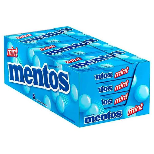 Imagem de Bala Mentos Slim Mint com 12 unidades de 24gr