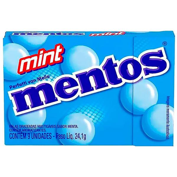 Imagem de Bala Mentos Slim Mint com 12 unidades de 24gr