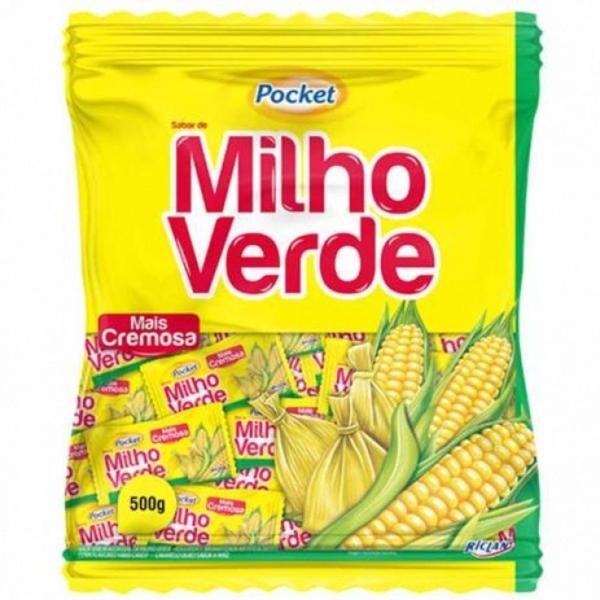 Imagem de Bala Sabor Milho Verde Cremosa - Pocket 500gr