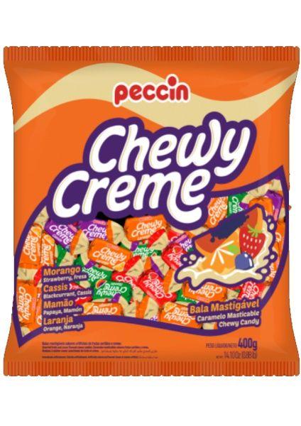 Imagem de Bala Sortidas Chewy Creme Mastigável Pacote Peccin 600g