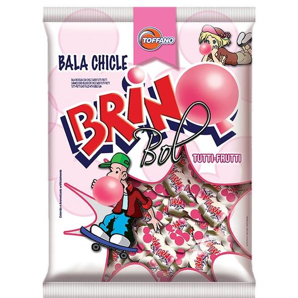 Imagem de Bala Toffano Brinq Bol Tutti Frutti 500g