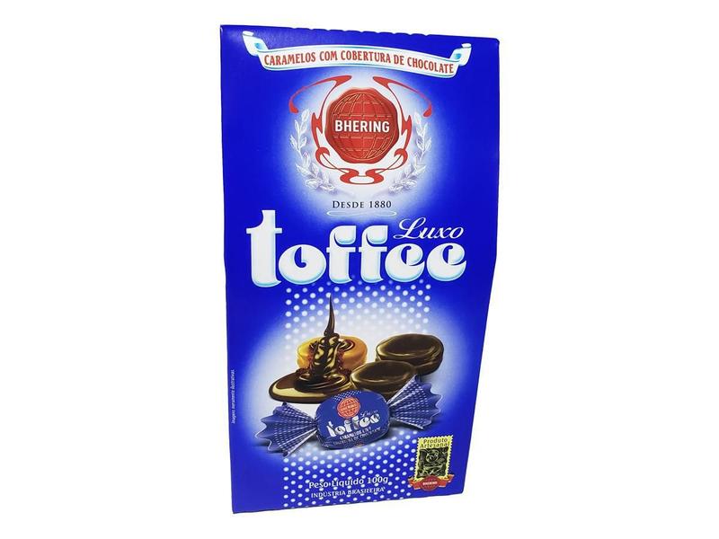 Imagem de Bala Toffee Bhering Luxo Caramelo Com Chocolate 100G