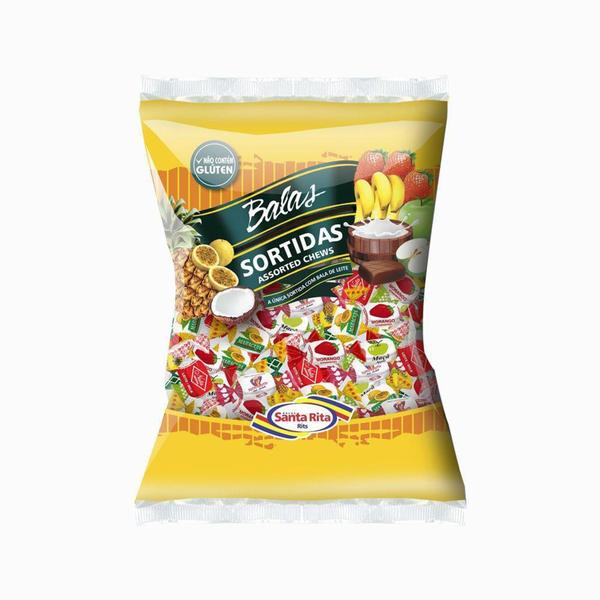 Imagem de Bala yogurte sortido santa rita 600g - Sem marca