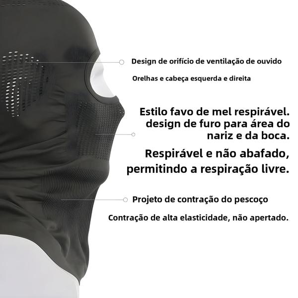 Imagem de Balaclava Respirável de Alta Elasticidade para Ciclismo e Esportes ao Ar Livre