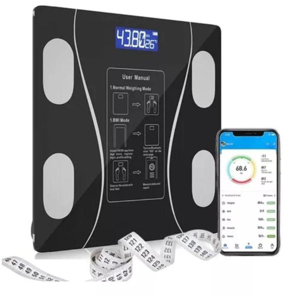 Imagem de Balança Bluetooth Bioimpedância Cardio Fit Bivolt