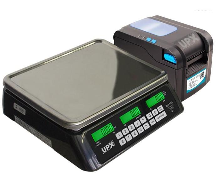 Balança Com Impressora Etiquetadora Imprime Código de Barra D3 UPX Inmetro Comercial Açougue Padaria Super Mercado Hortifruti Digital Etiqueta Adesiva - UPX Solution Imagem de Balança Com Impressora Etiquetadora Imprime Código de Barra D3 UPX Inmetro Comercial Açougue Padaria Super Mercado Hortifruti Digital Etiqueta Adesiva