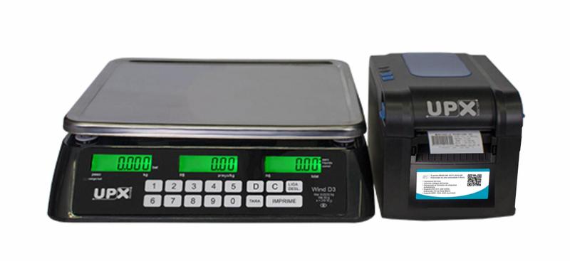 Balança Com Impressora Etiquetadora Imprime Código de Barra D3 UPX Inmetro Comercial Açougue Padaria Super Mercado Hortifruti Digital Etiqueta Adesiva - UPX Solution Imagem de Balança Com Impressora Etiquetadora Imprime Código de Barra D3 UPX Inmetro Comercial Açougue Padaria Super Mercado Hortifruti Digital Etiqueta Adesiva