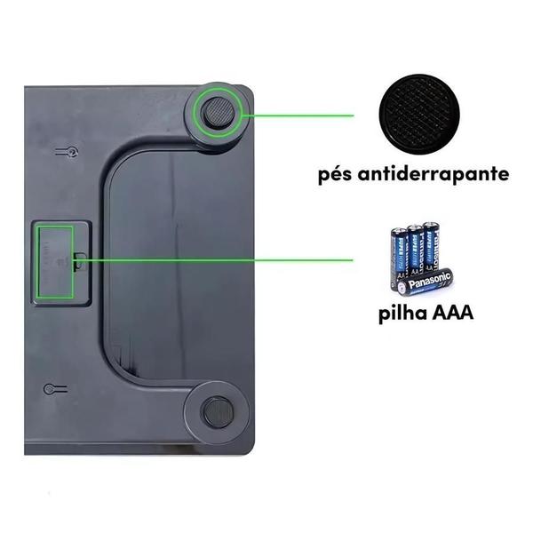 Imagem de Balança Corporal Bioimpedância E Bluetooth 180Kg Inteligente