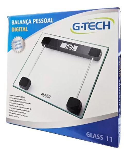 Imagem de Balança Corporal Digital G-tech Glass 11 Vidro Até 180 Kg