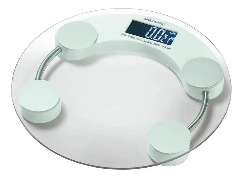 Imagem de Balança Corporal Digital Multilaser Eatsmart Branca, Até 180 Kg