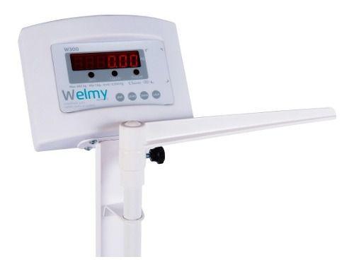 Imagem de Balança Corporal Digital Welmy Saúde W300 A Branca Até 300kg