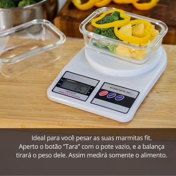 Imagem de Balança Cozinha Digital de Precisão para Nutrição Dieta 10kg