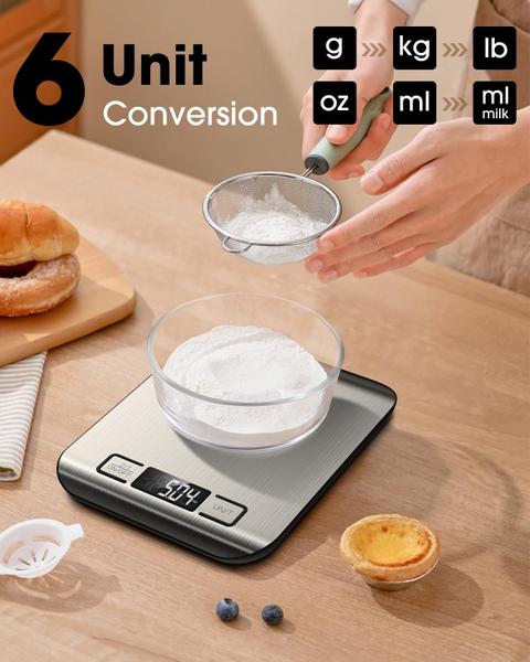 Imagem de Balança de alimentos Mik-Nana Digital Kitchen 10kg/22lb 6 unidades LCD