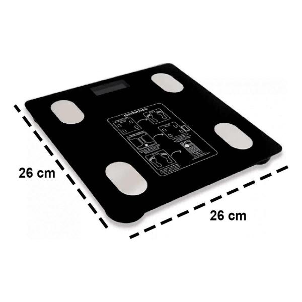 Imagem de Balança De Banheiro Inteligente Bioimpedância Digital 180Kgs