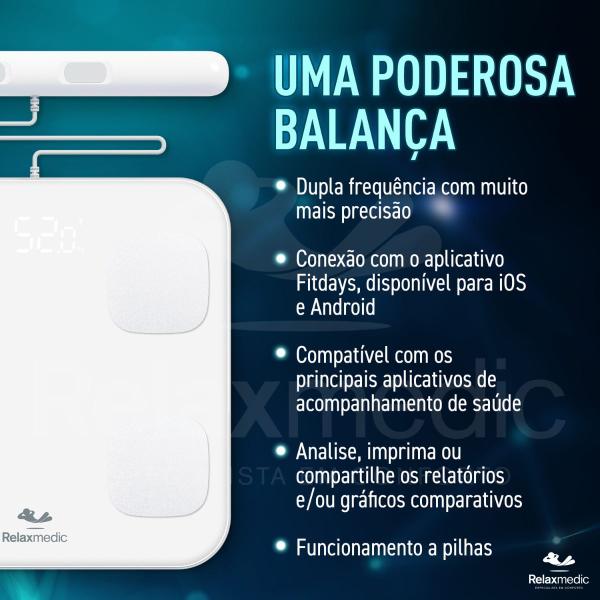 Imagem de Balança de Bioimpedância Digital Relaxmedic