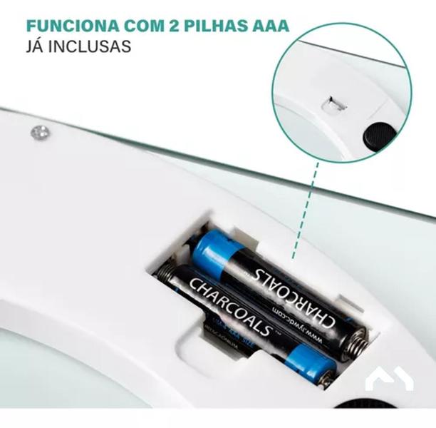Balança De Corpo Eletrônico Precisa De 180kg - Rhos Imagem de Balança De Corpo Eletrônico Precisa De 180kg