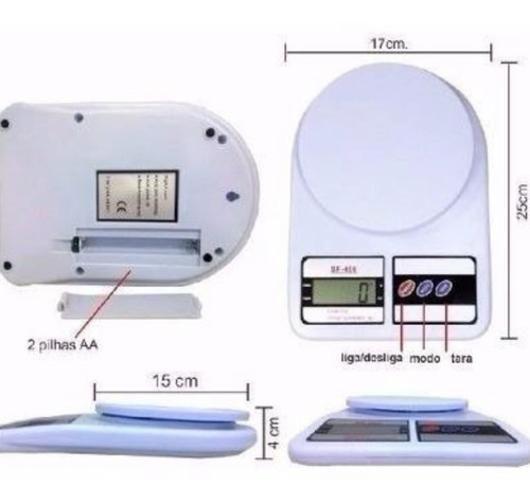 Imagem de Balança De Cozinha Digital Electronic Sf-400 Pesa Até 10Kg