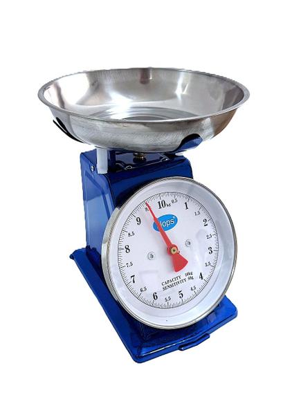 Imagem de Balança De Cozinha Feira Mesa 10kg Analógica Retrô Shark Blue