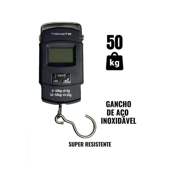 Imagem de Balança de Mão Digital para Pesca e Viagens até 50kg