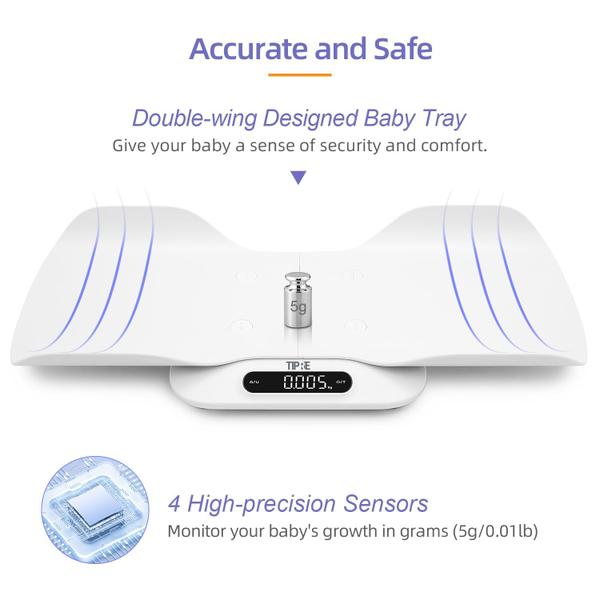 Imagem de Balança de peso TIPRE: bebê, bebê, animal de estimação, criança, adulto, 180 kg