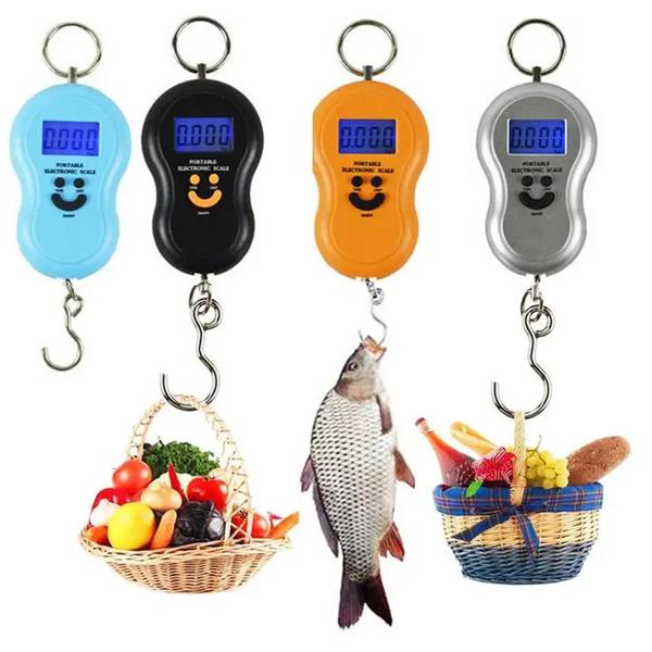 Imagem de Balança De Precisão Portátil Digital Mão Mala Para Pesca Bagagem Pesa Até 50kg JYO3