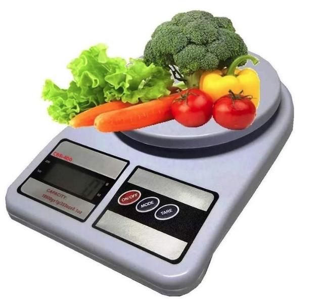 Imagem de Balança Digital 10k 10Kg Nutrição Academia Dieta Fitness Utensílio Doméstico Alimentos Mesa Precisão