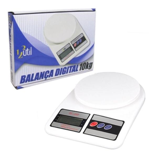 Imagem de Balança Digital 10kg - Precisão LCD - Tara - Desligamento