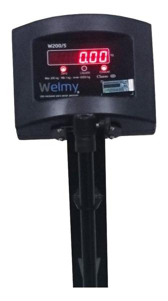 Imagem de Balança Digital Antropométrica Obeso 300kg W300a Preta Welmy