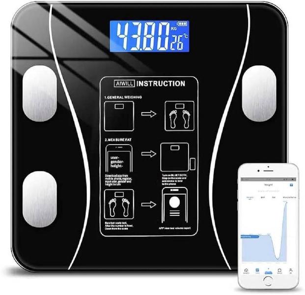 Balança Digital Bioimpedância Bluetooth Aplicativo Corporal - Original Line Balança Digital Bioimpedância Bluetooth Aplicativo Corporal - Original Line