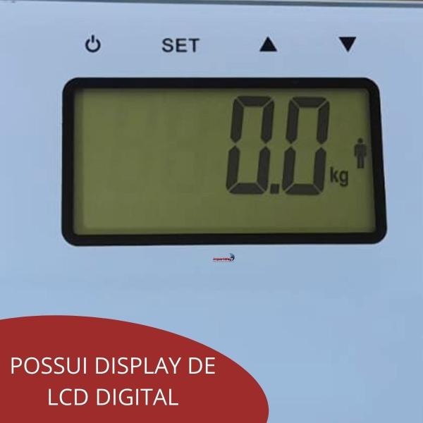 Imagem de Balança Digital Bioimpedância Importway Alta Precisão Branca