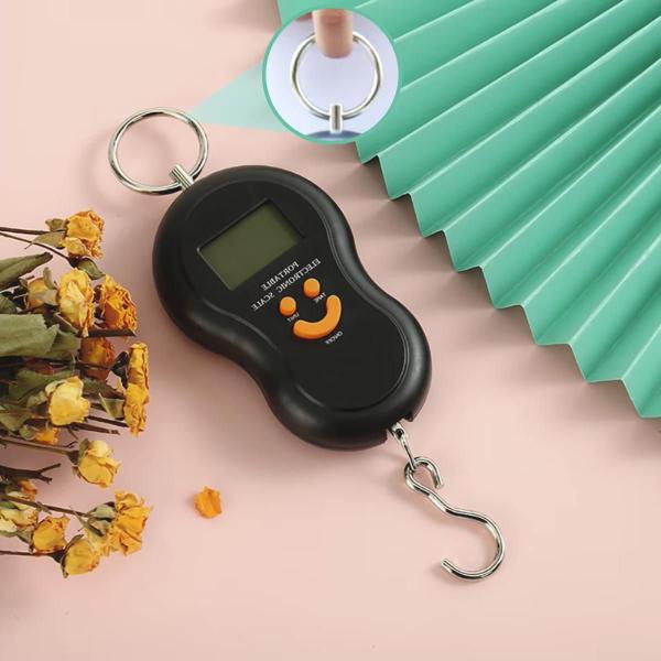 Balança Digital Com Gancho Para Pesar Mala e Bagagem até 50kg - Loja F7 Imagem de Balança Digital Com Gancho Para Pesar Mala e Bagagem até 50kg