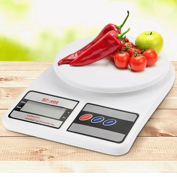Imagem de Balança Digital Cozinha Comida Precisão 3g a 10kg a Pilha
