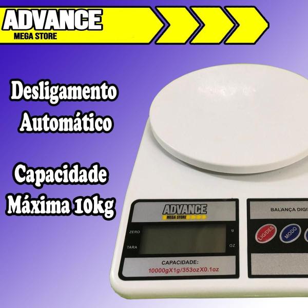 Imagem de Balança Digital Culinária Cozinha Pesar Alimento 10Kg