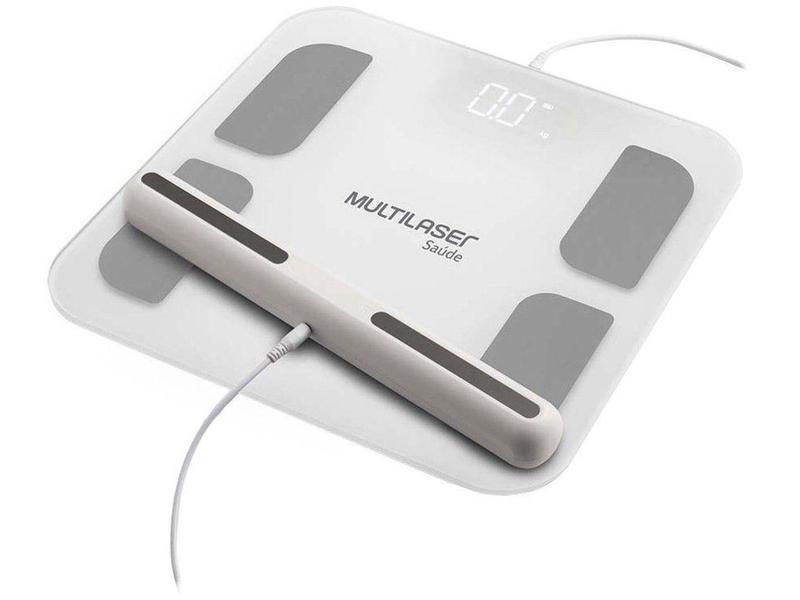 Imagem de Balança Digital de Bioimpedância Bluetooth - até 180kg Multilaser HC060