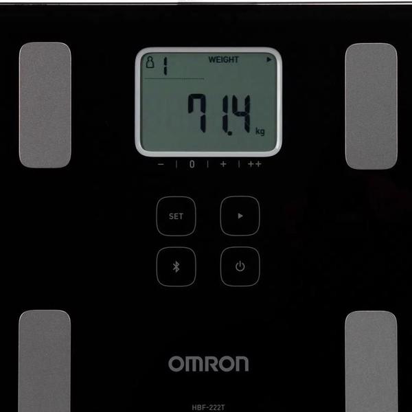 Imagem de Balança Digital de Bioimpedância com Bluetooth e Visor de LCD HBF-222T-LA - OMRON