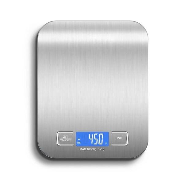 Balança Digital De Inox Cozinha 10kg Alta Precisão Dieta Fit - FRIGOPRO Balança Digital De Inox Cozinha 10kg Alta Precisão Dieta Fit - FRIGOPRO