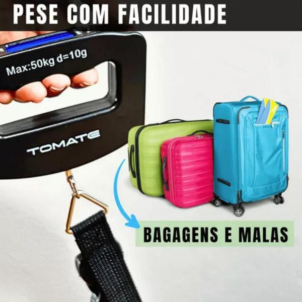 Imagem de Balança Digital De Mão Bagagem Tomate Stc-03 Portátil