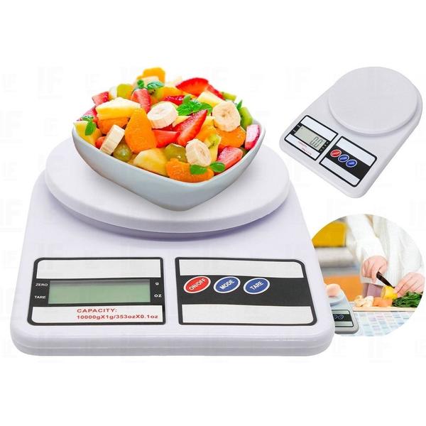 Imagem de Balança Digital De Precisão 1g À 10kg Cozinha Dieta Fitness