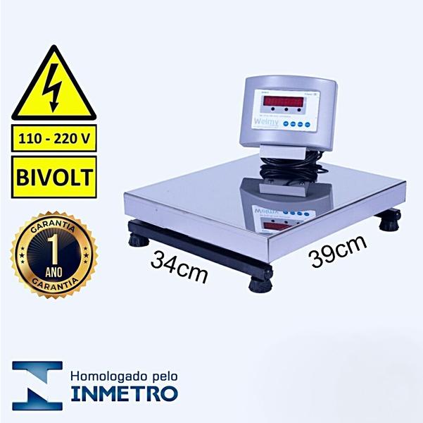 Imagem de Balança Digital S/coluna C/ Bateria W100/20g 100kg Welmy