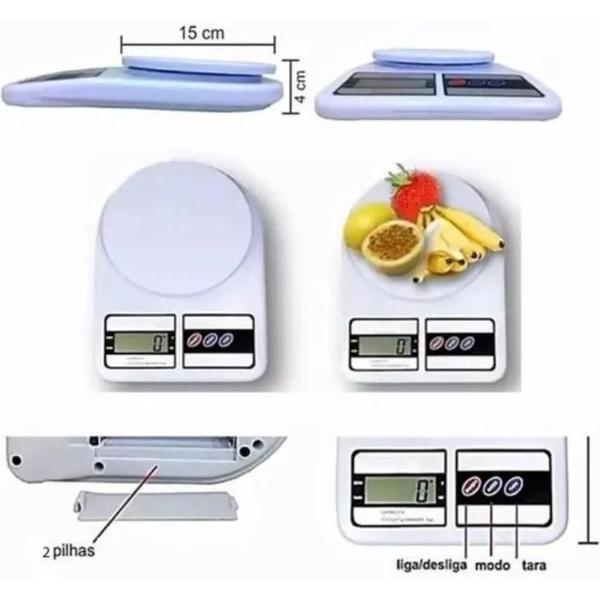 Imagem de Balança Eletrônica De Cozinha Ministar Digital De Precisão