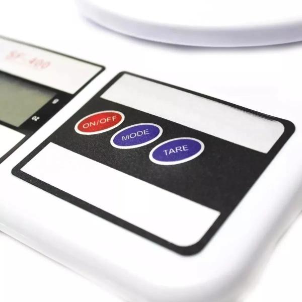 Imagem de Balança Eletrônica Digital De Cozinha Pesa De 1gr Até 10kg Cor Wellmix Capacidade Máxima 10 Kg