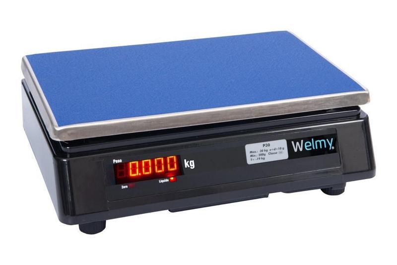 Imagem de Balança Eletrônica Pesadora W30 Led Até 30 Kg 10G - Welmy