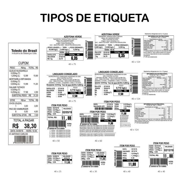 Imagem de Balança Etiquetadora Toledo Prix 4 Ethernet Web 15Kg Bivolt