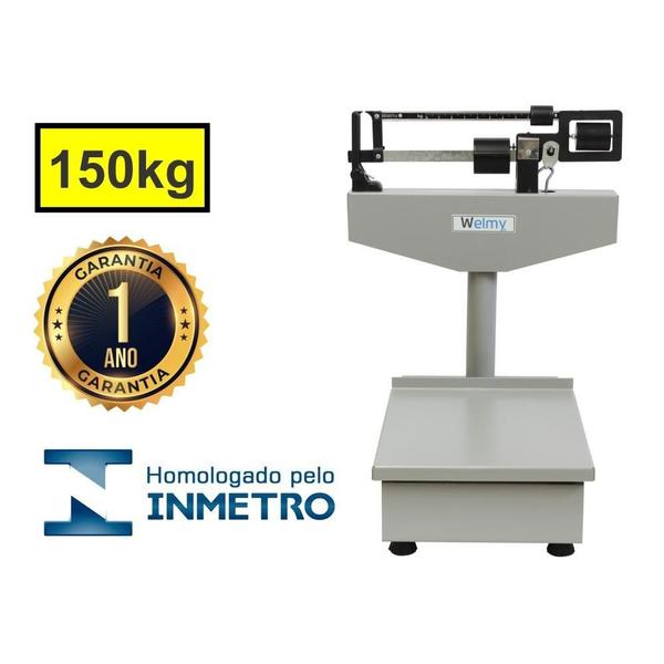 Balança Mecânica 100Ch 150 Kg Welmy Imagem de Balança Mecânica 100Ch 150 Kg Welmy
