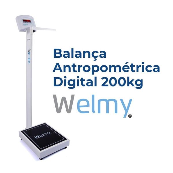 Imagem de Balança Médica Digital Até 200kg - W200/100a Welmy