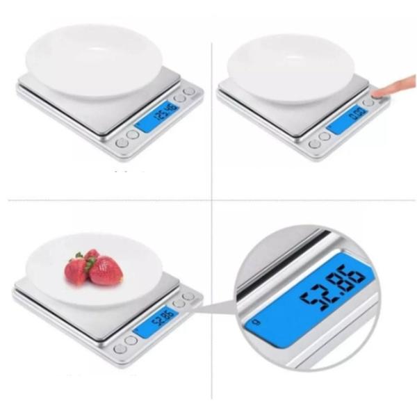 Balança Portátil: Bolso, Alta Precisão, 0,01G - 500G - A.R Variedades Mt Imagem de Balança Portátil: Bolso, Alta Precisão, 0,01G - 500G