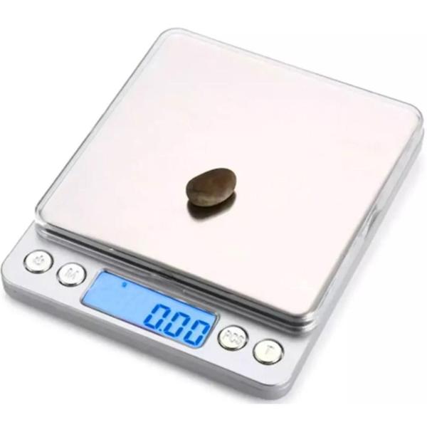 Balança Portátil: Bolso, Alta Precisão, 0,01G - 500G - A.R Variedades Mt Imagem de Balança Portátil: Bolso, Alta Precisão, 0,01G - 500G
